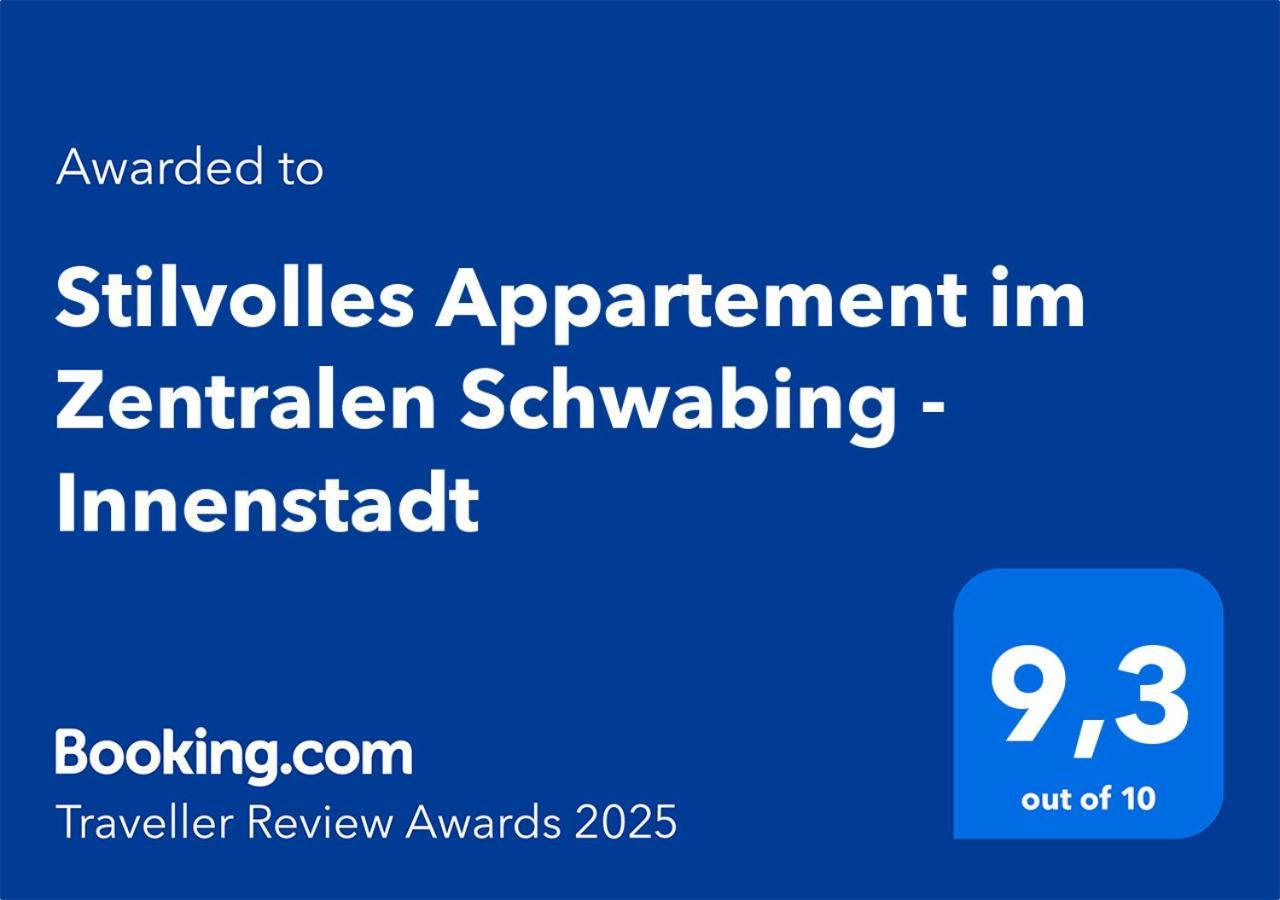 Stilvolles Appartement Im Zentralen Schwabing - Innenstadt Monachium Zewnętrze zdjęcie